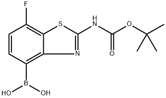 CAS # 2415163 - 55-0|(2 - {[(tert-butoxy) carbonyl] amino} -7-fluoro-1,3-benzothiazol-4-yl) aċidu boroniku